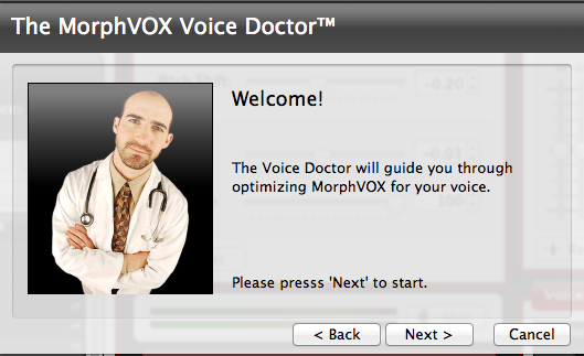 Voice Doctor Step 2